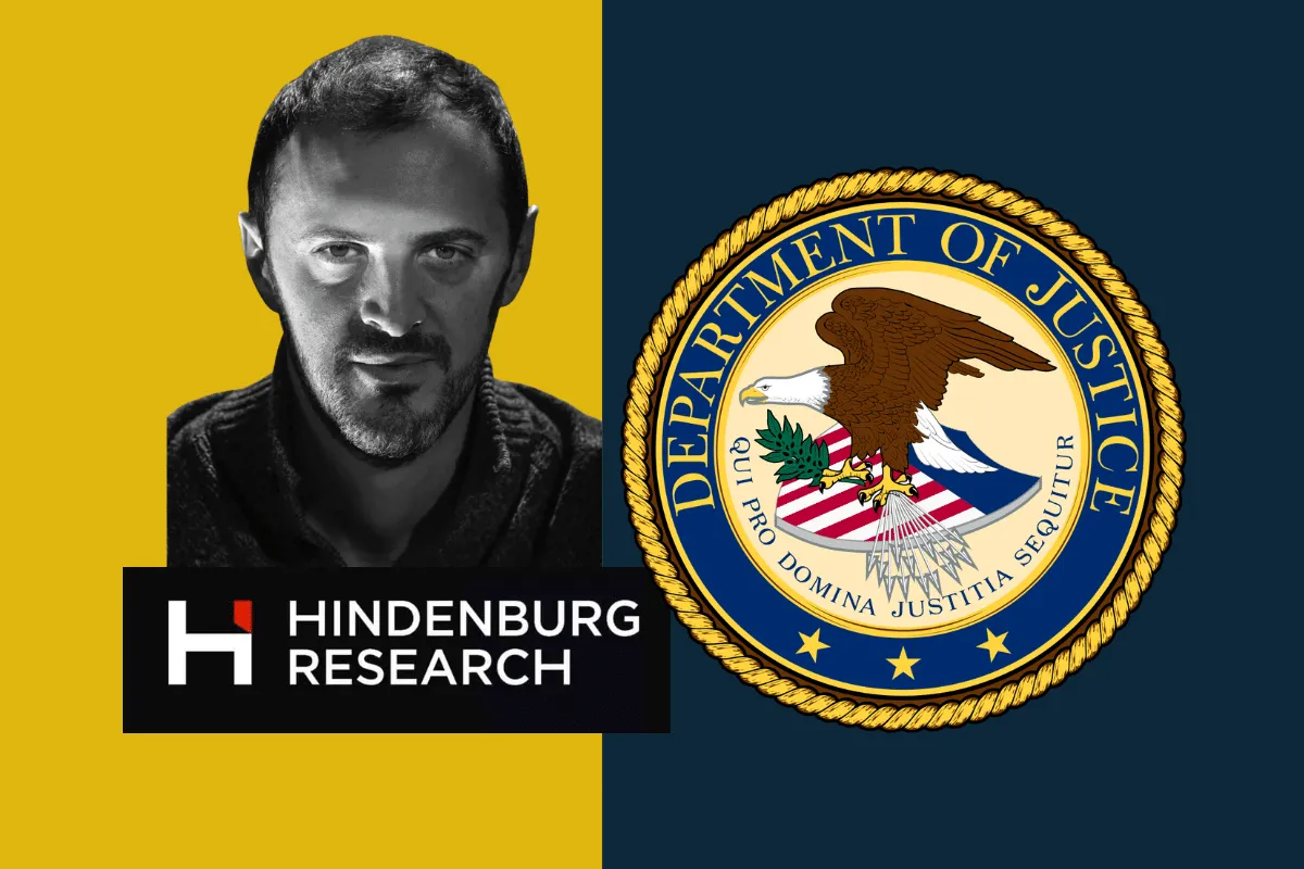 Hindenburg US Ban Investigation Department of justice