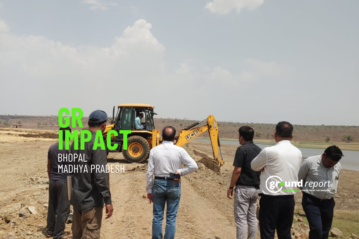 GR Impact: Bhopal admin acts on illegal soil dumping in Kerwa dam wetland