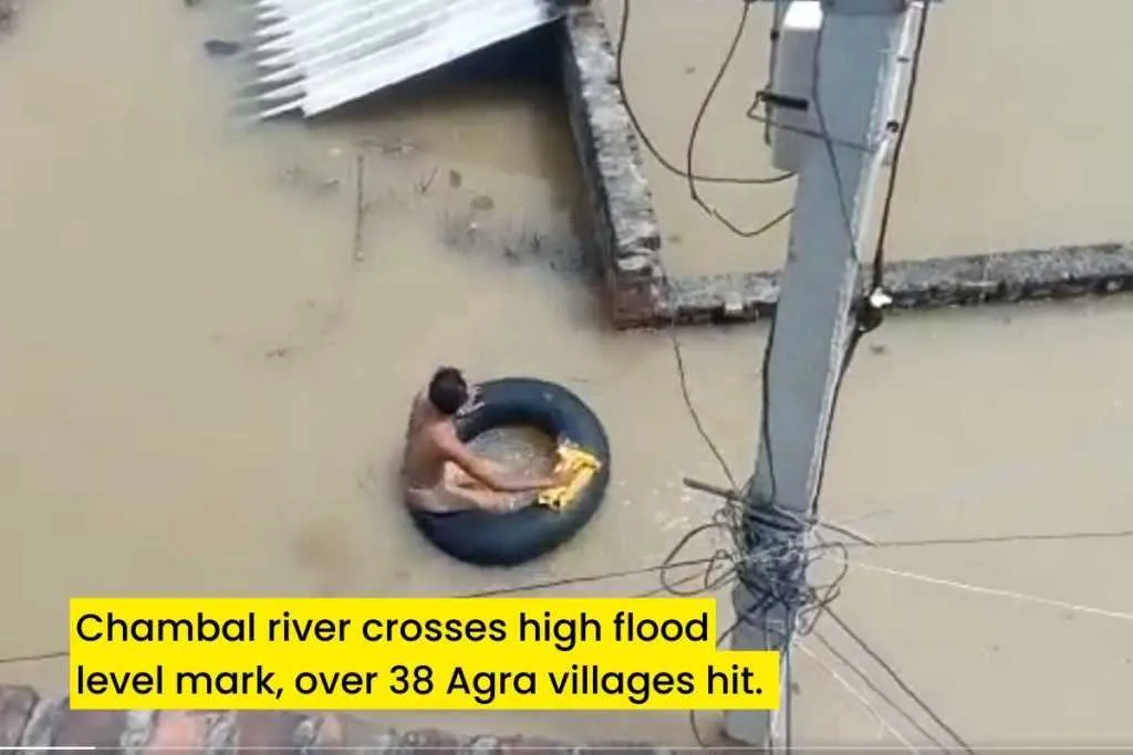 chambal floods agra