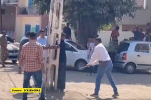 Viral Video: Muslim men flogging by cops after stone-throwing at Garba event