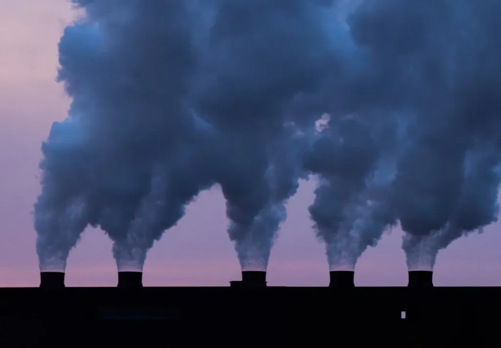 Smoke stacks at the Cleveland-Cliffs Northshore Mining Company in Silver Bay, Minnesota. | Courtesy: Tony Webster/ Wikimedia Commons