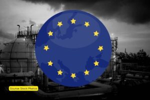 Where does Europe store the imported gases for winter?