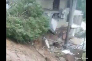 Several villages disconnected due to massive landslide near Kasauli