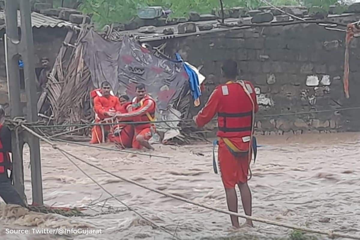 130 died due to torrential rains & flood like situation in Gujarat
