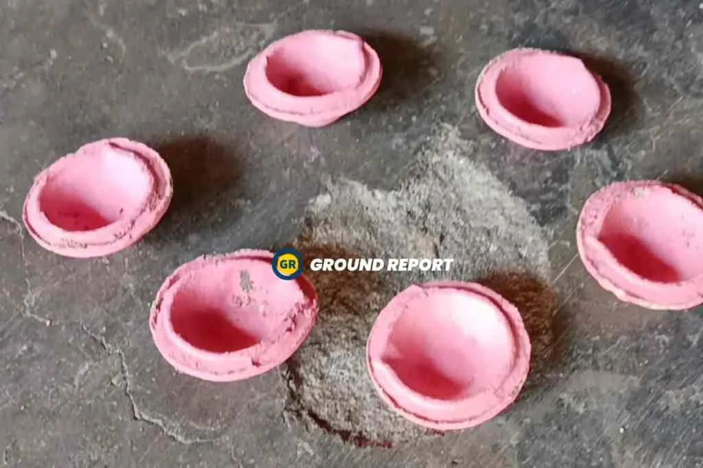 Hoshangabad Sethani Ghat Gobar Diya