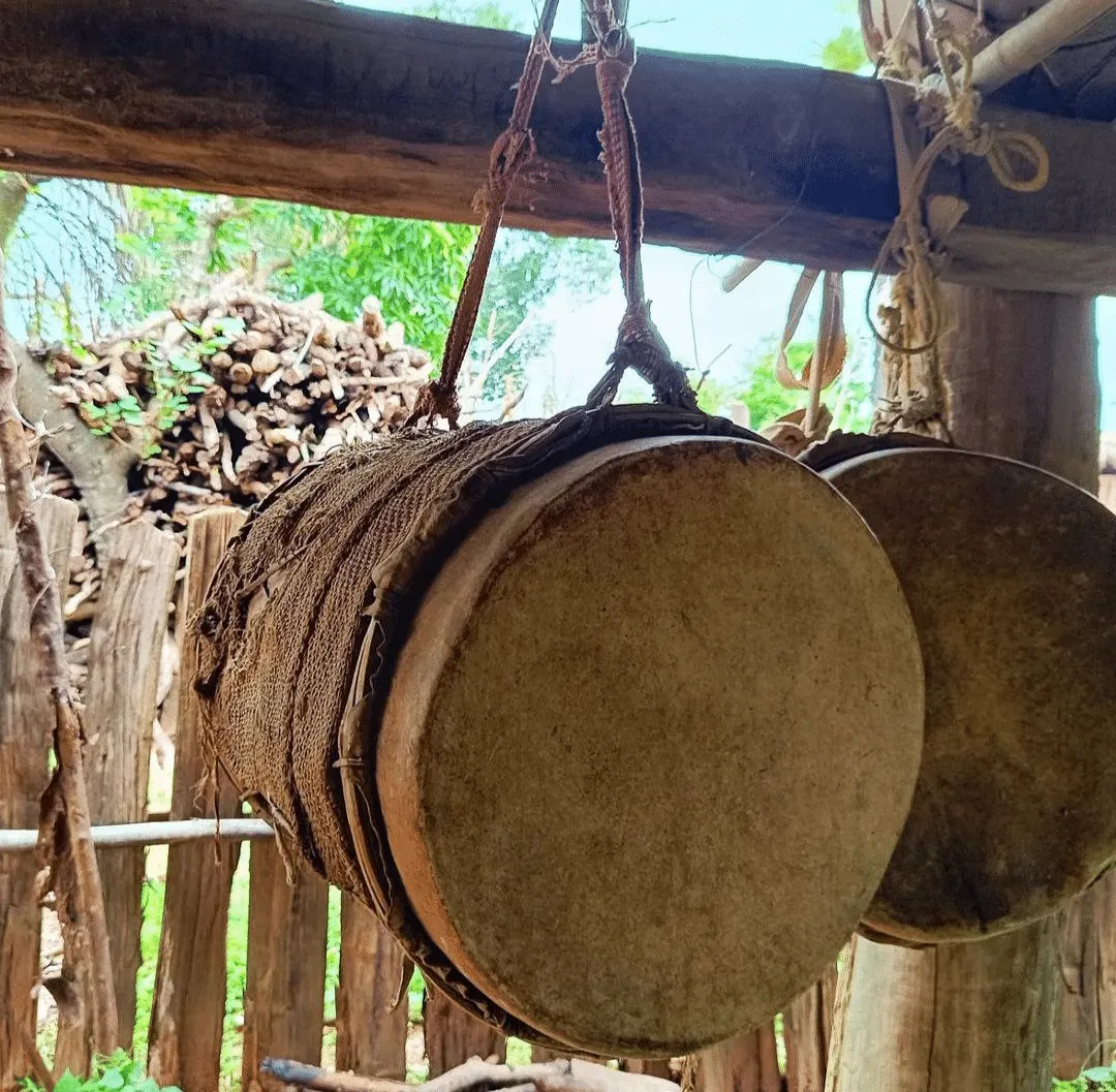 Drums used during festivals