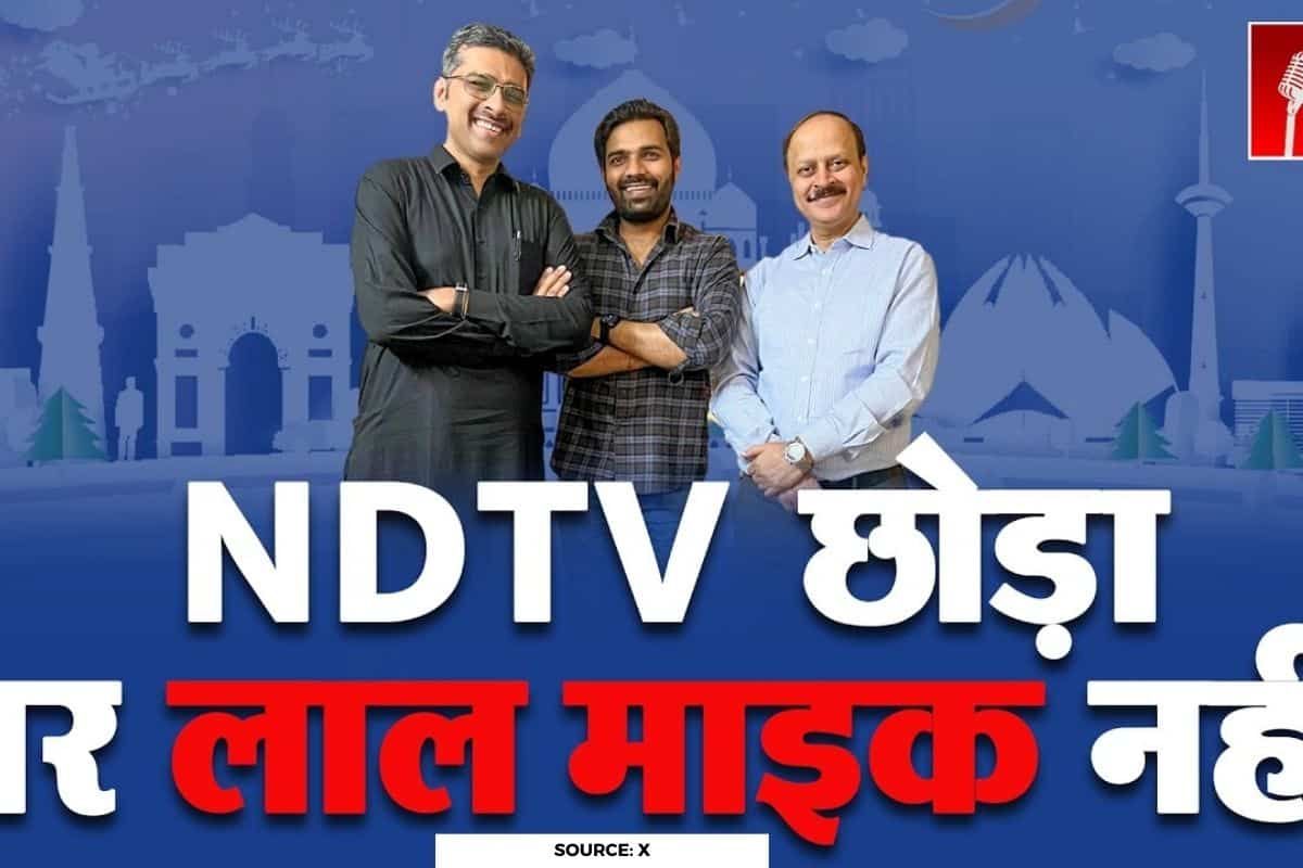 What is The Red Mic, started by Ex NDTV Journalists?