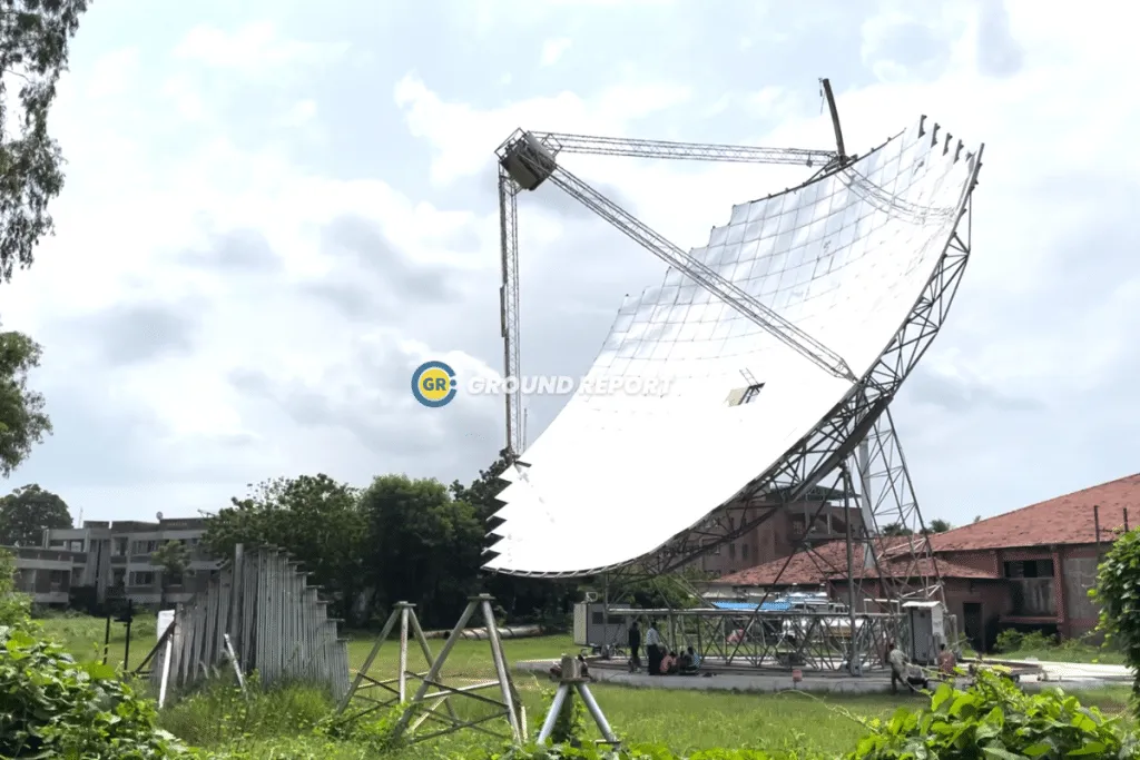 Big Dish at Muniseva Ashram, Cancer Hospital, Vadodara