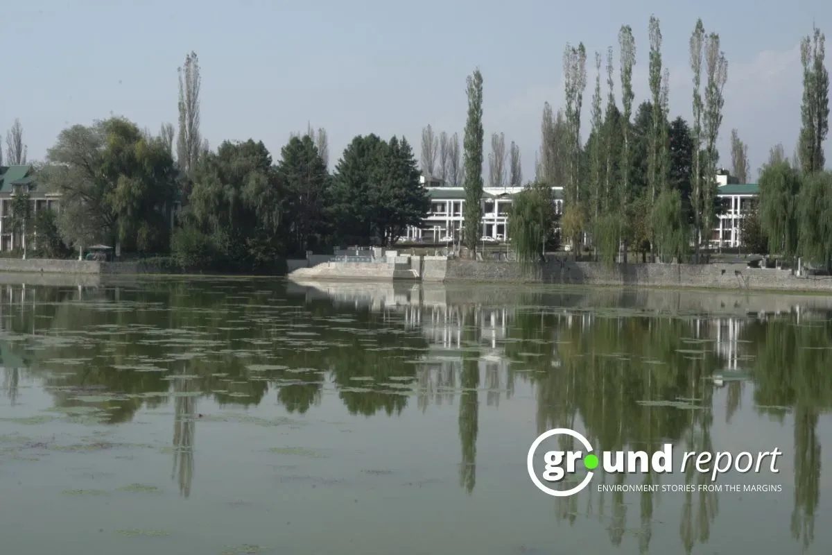 Srinagar Smart cty work in progress and Dal lake