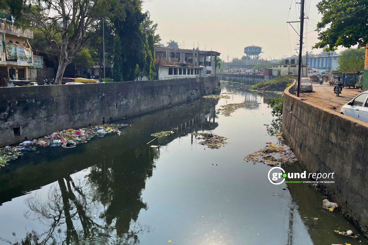 Local Nallah in Bhopal