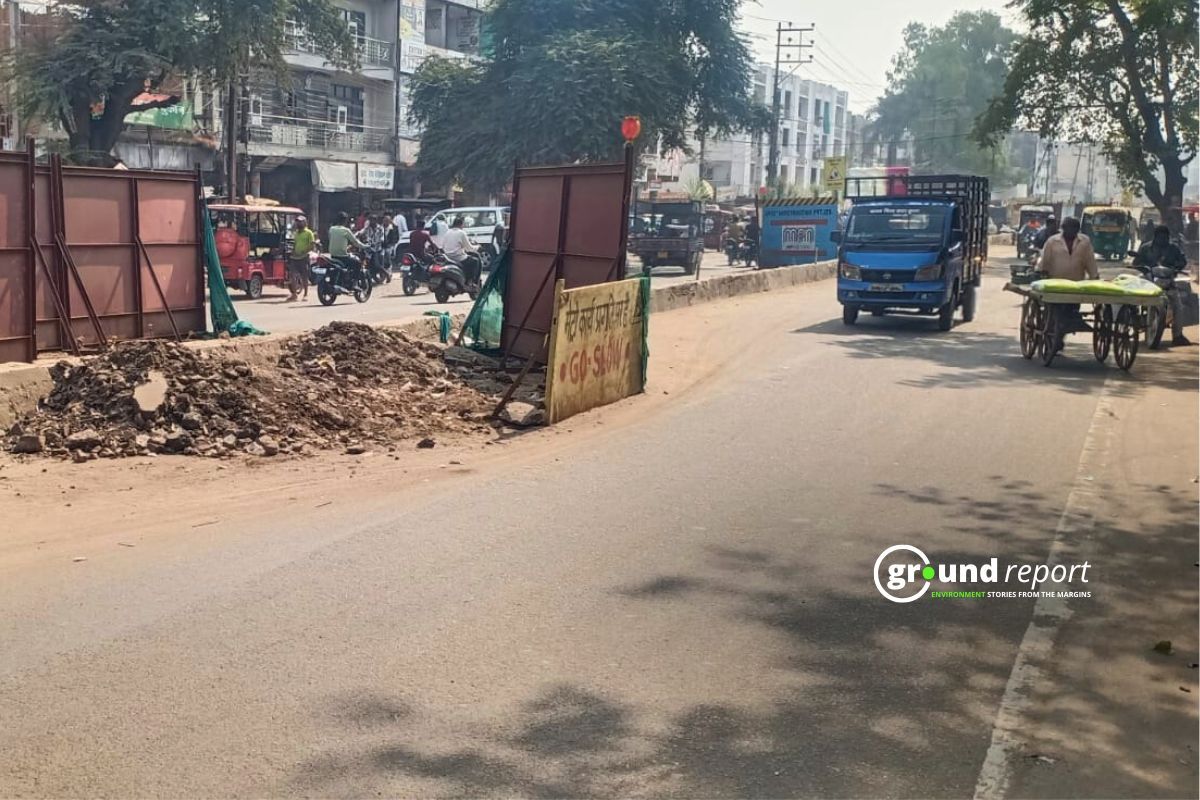 Metro construction in Bhopal and Air Pollution