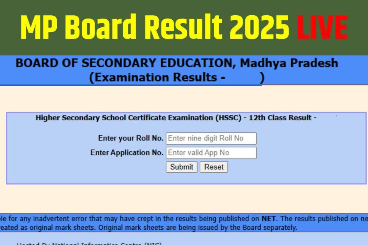 MPBSE class 12 results 2025: How to check your marks today