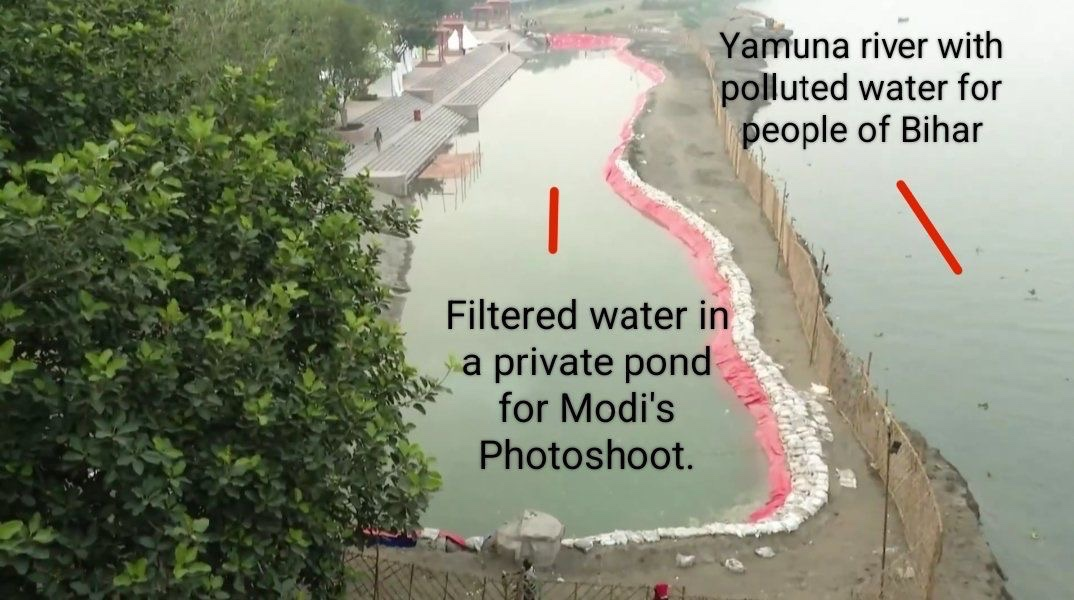 Sudhir Choudhary shut his eyes but Anjana raised question on artificial Yamuna Pond