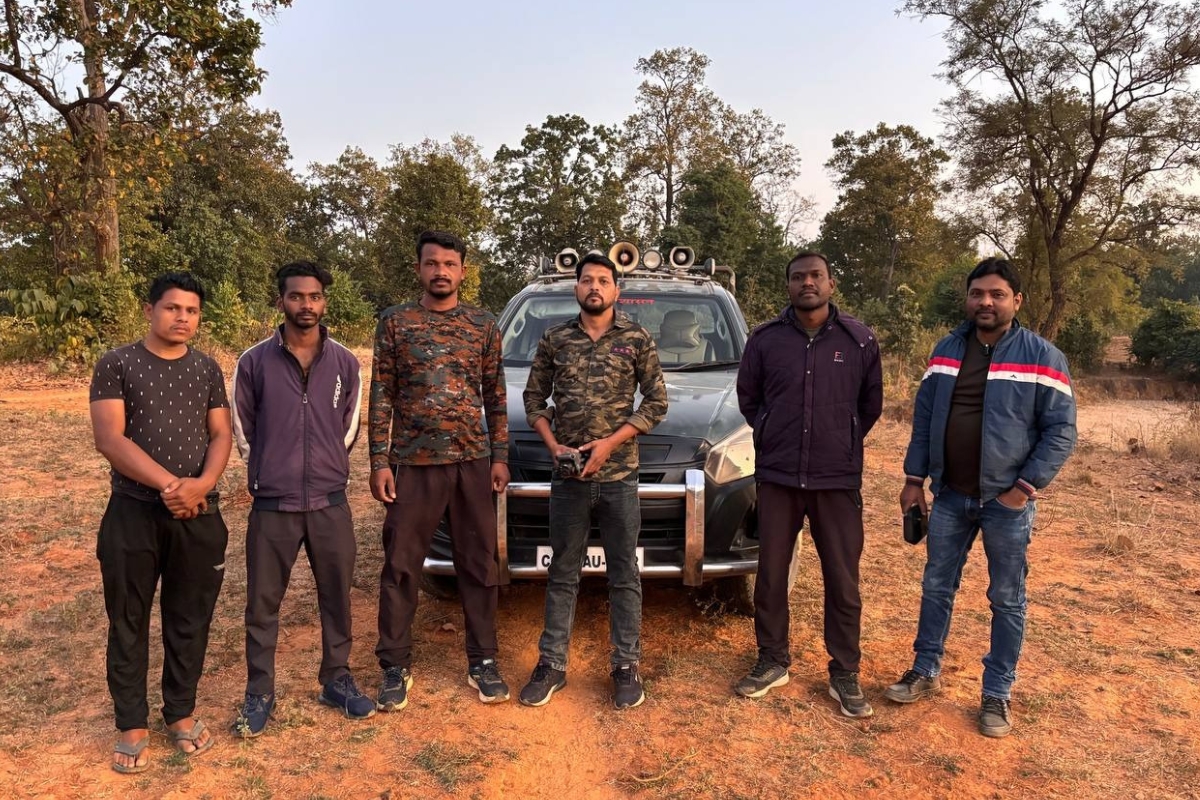 हाथी मित्र दल टुकड़ी - धर्मजयगढ़ | फोटो क्रेडिट: स्टेफिन थॉमस