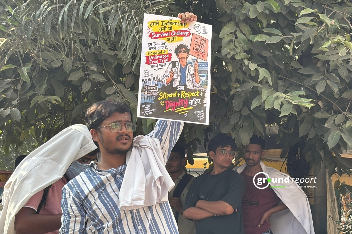 Dr intern Protest MP