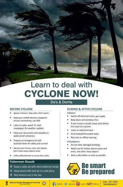 nivar cyclone do's and dont's