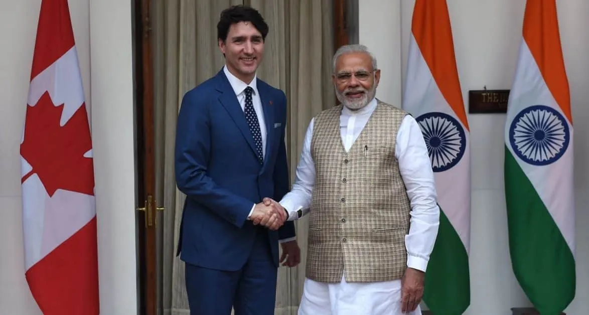 Google search India-Canada, Trudeau, Farmers protests
