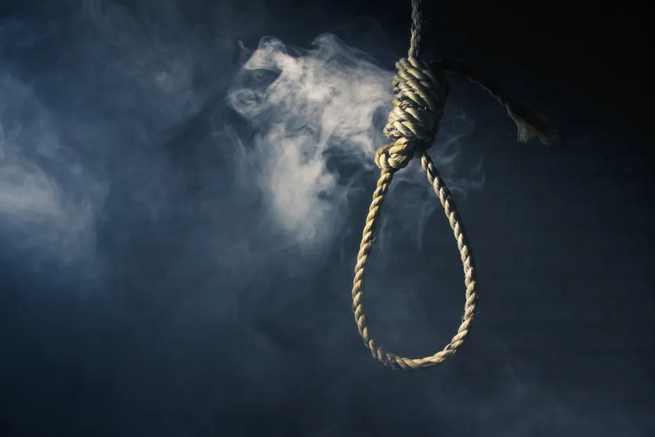 hangman noose with a dramatic background