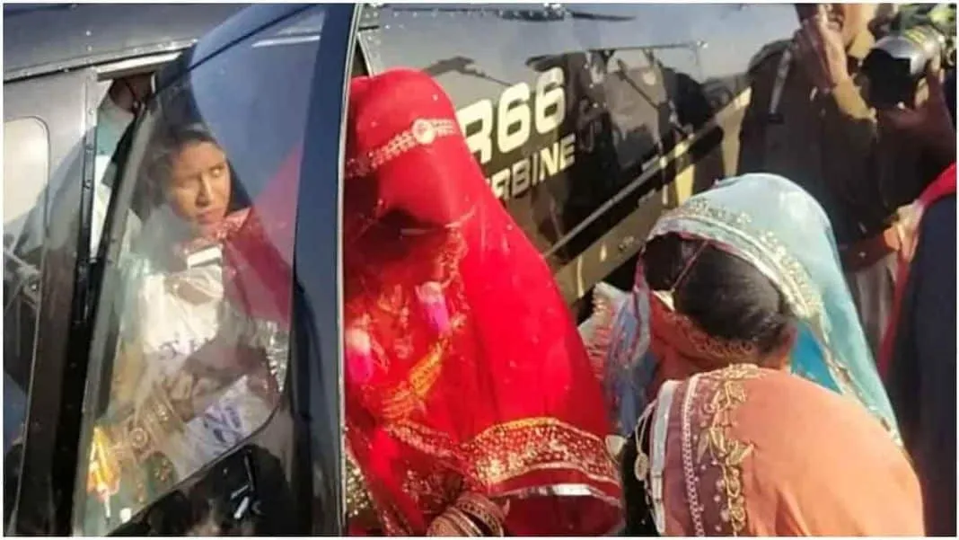 Dalit groom brought bride by helicopter, what the whole story