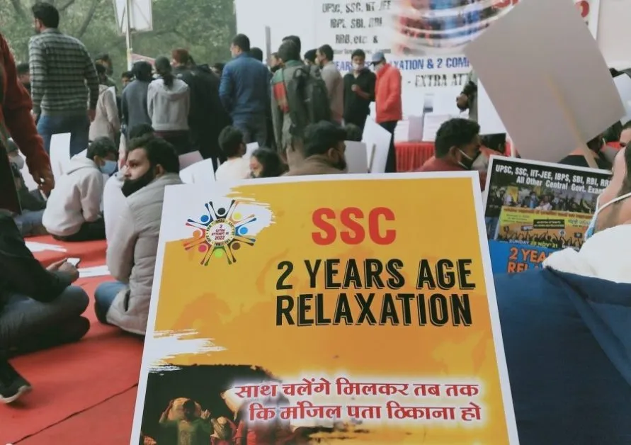 SSC Age Relaxation Protest