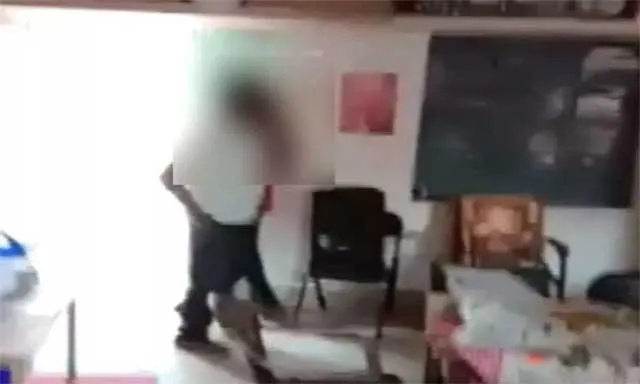 Sexual assault case; Headmaster kissing a student; video goes viral