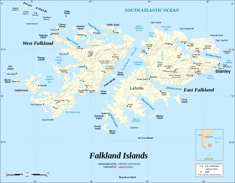 Argentina's claim on Falkland Island and controversy
