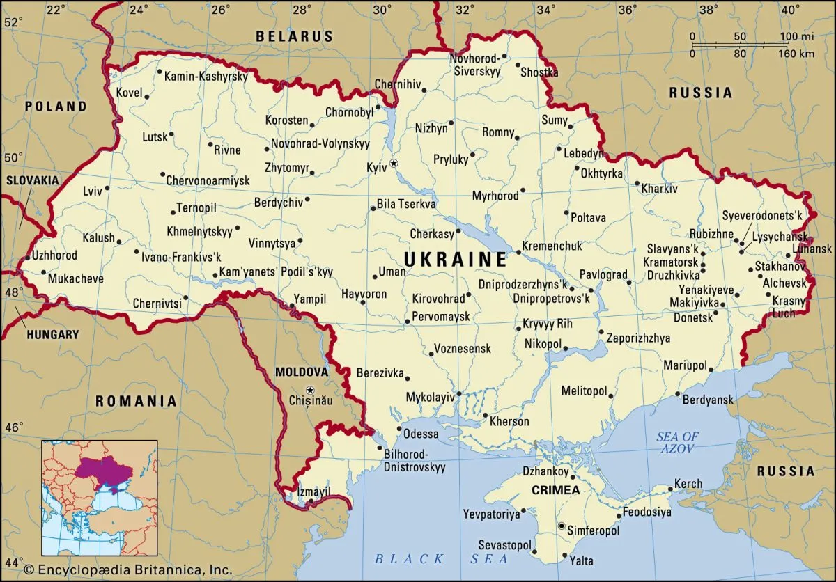 How did Ukraine as a separate country come into existence