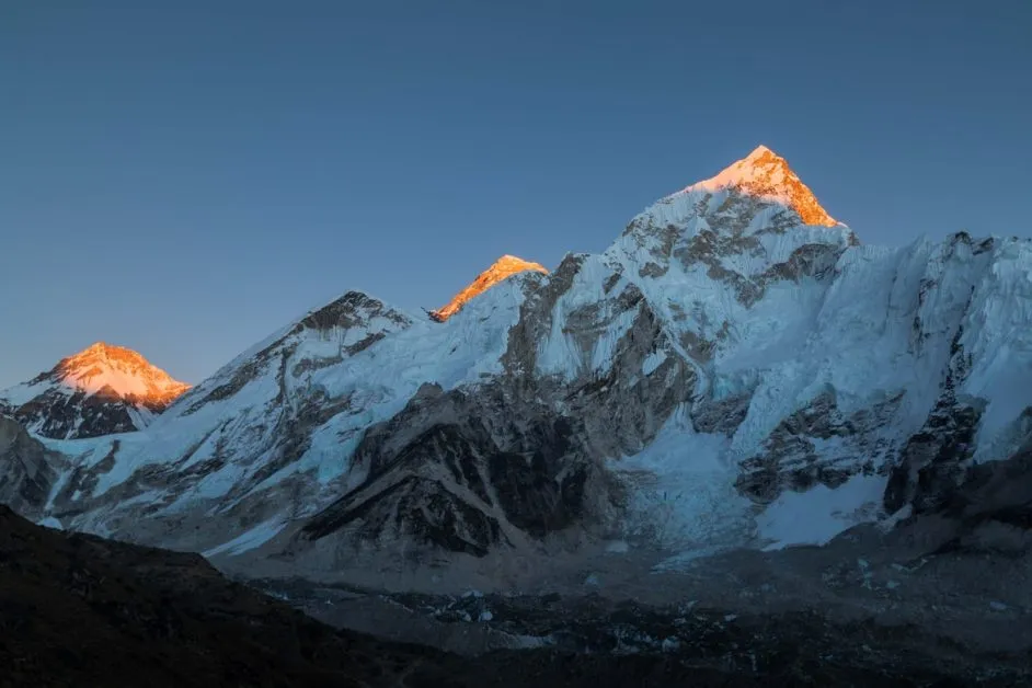 Mount Everest glacier melting fast