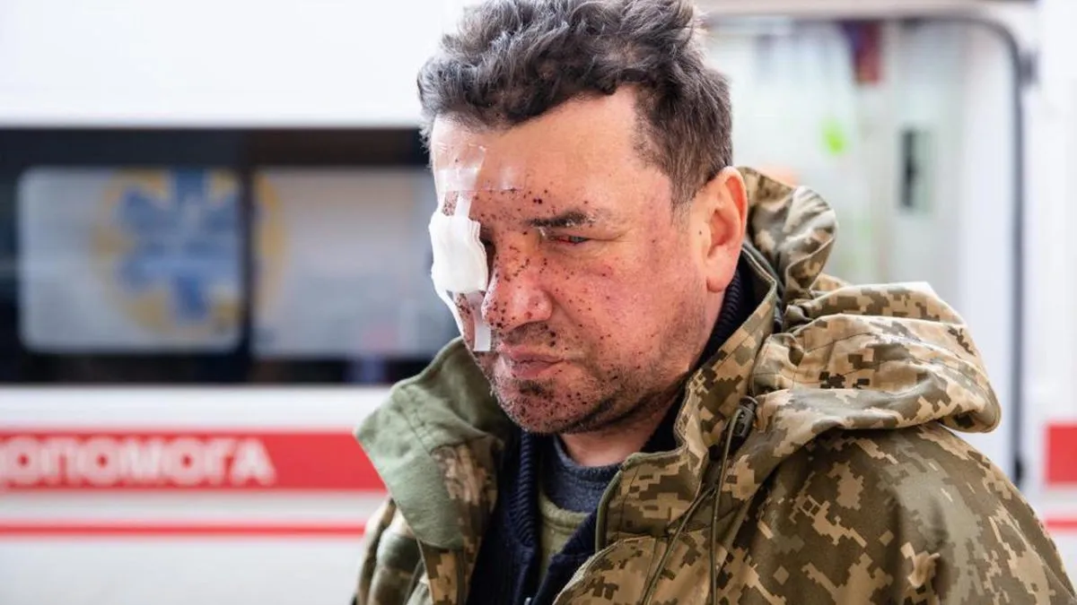 Who is Lt Col Viktor Pysanko wounded in battle with Russians