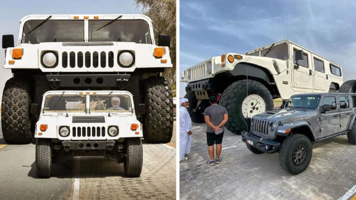 World's largest Hummer is a two-story building on wheels