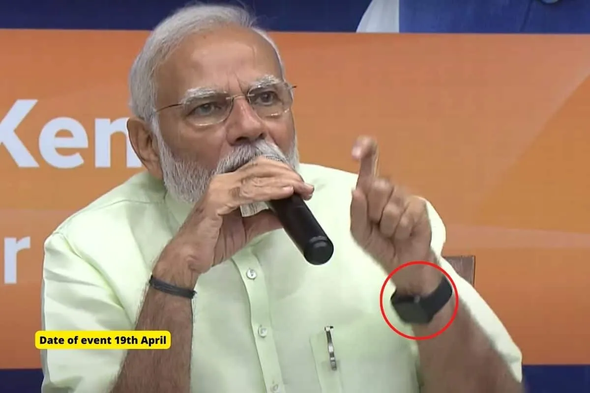 Now PM Modi wears Apple Watch