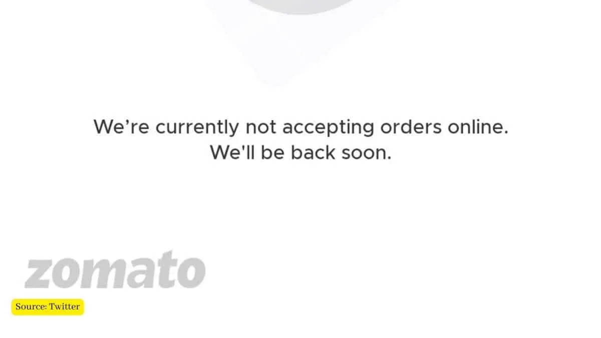 Zomato and Swiggy Apps are down, Are you experiencing any difficulty?