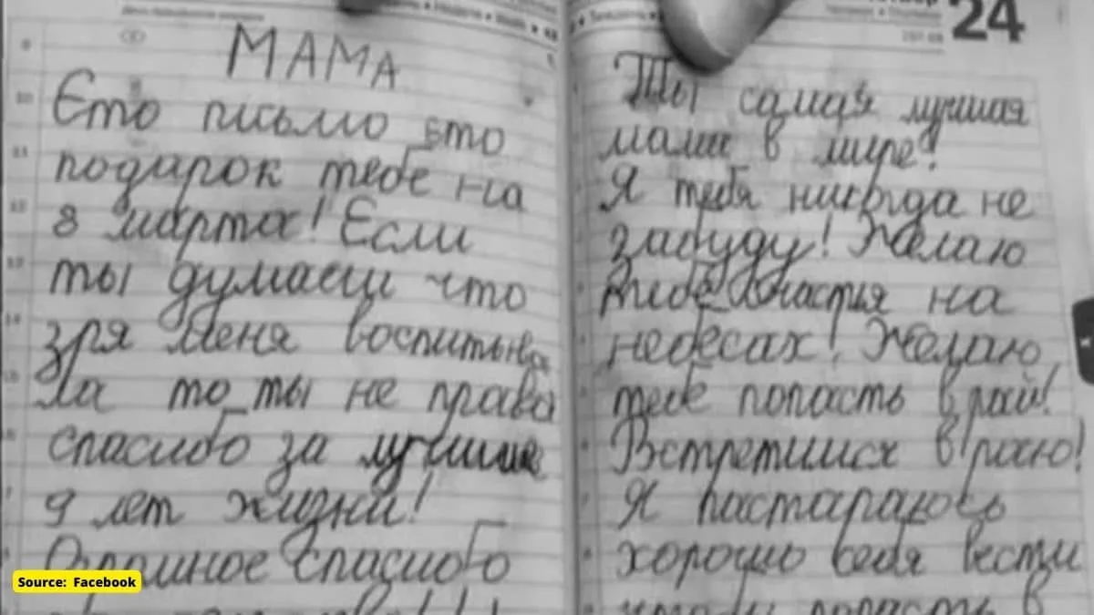 Child's heartbreaking letter to mum killed by Russian in Ukraine