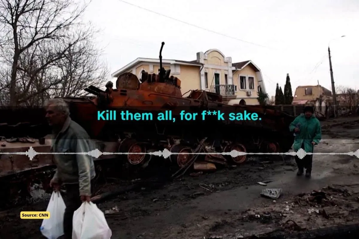 Viral Audio: Russian soldiers discussing killing and raping Ukrainian