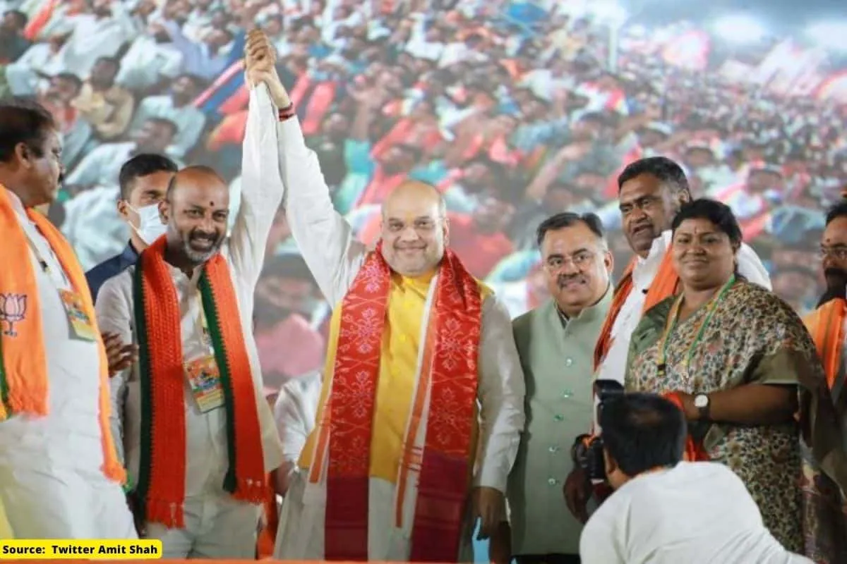 'Will end Muslim reservation in Telangana': Amit Shah in Hyderabad