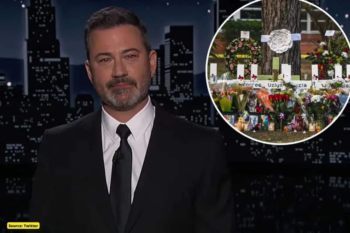 Jimmy Kimmel Breaks Down Over Texas School Shooting