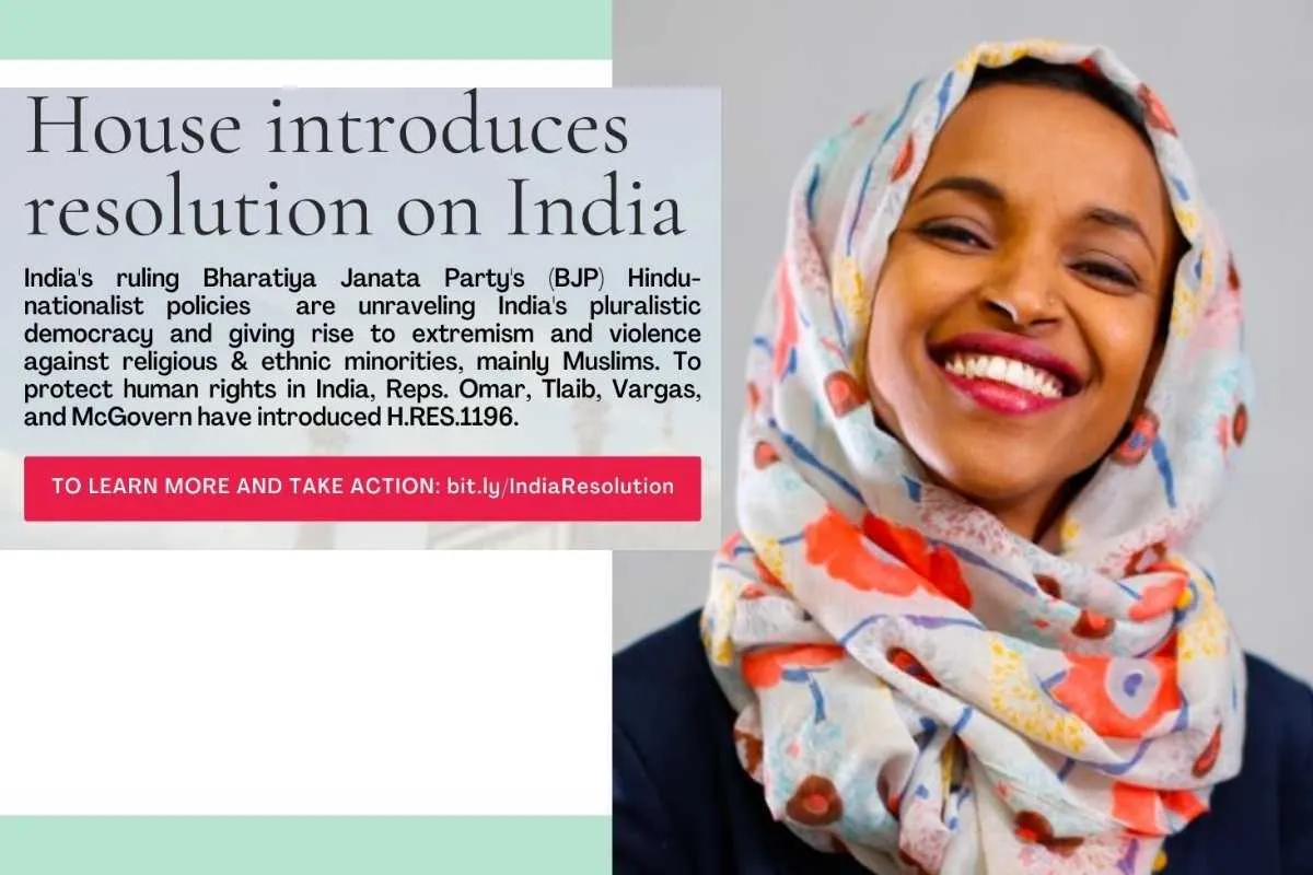 Ilhan Omar resolution against India in USCIRF