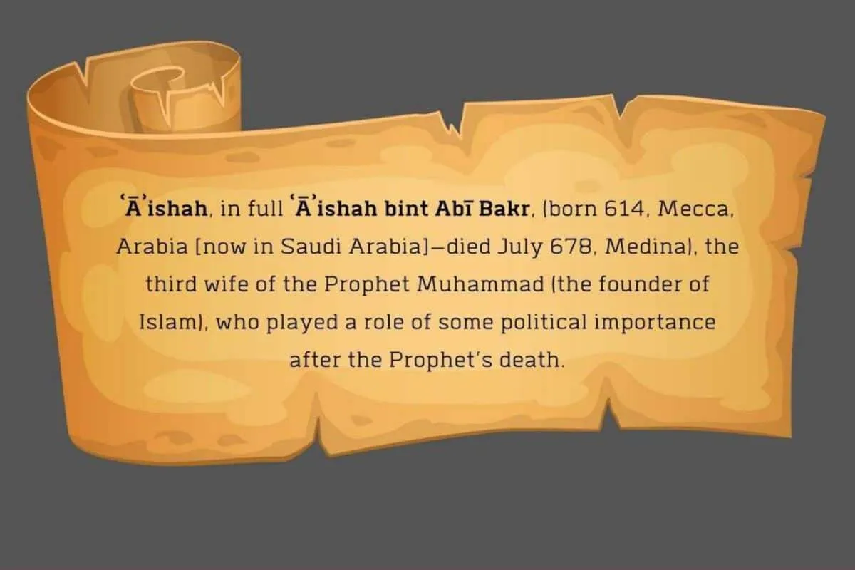 What was real age of Hazrat Aisha when she married to Prophet Muhammad?