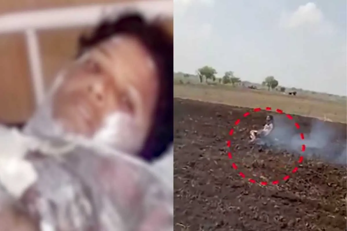 Tribal woman burnt alive in Guna Madhya Pradesh
