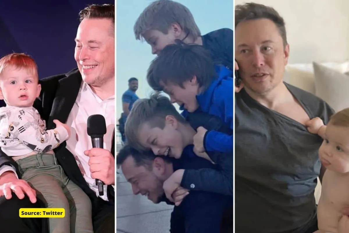 How many children and wives does Elon Musk have?