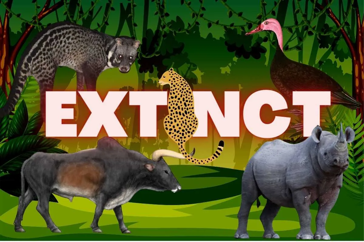 Extinct animal species of India