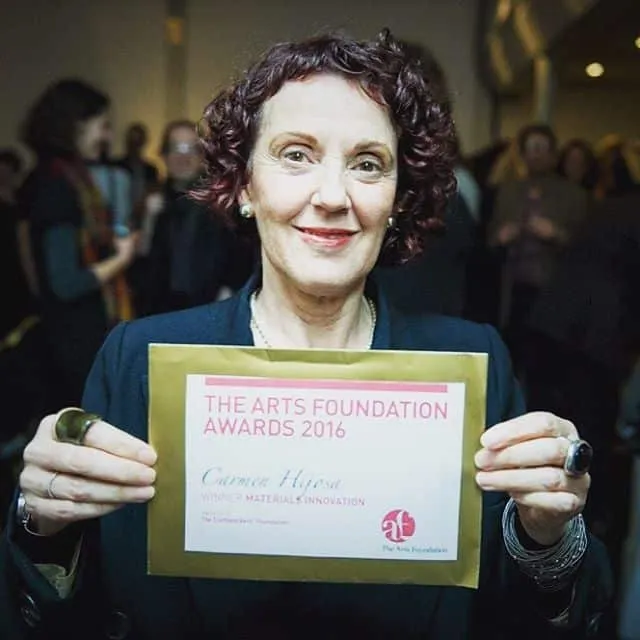 Dr Carmen Hijosa is the winner of the Arts Foundation Awards 2016 in the category of Material Innovation | Courtesy: Piñatex/ Wikimedia Commons