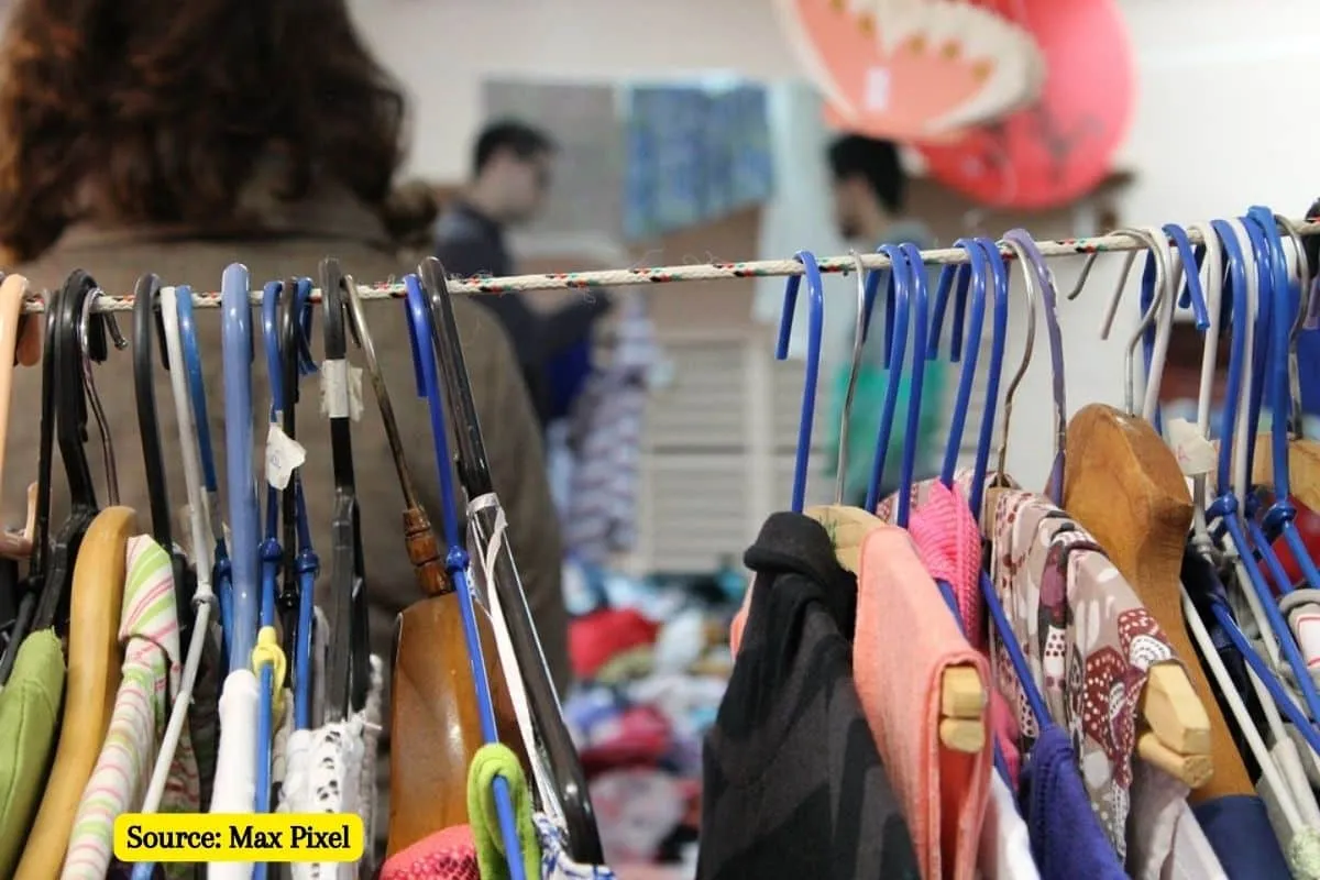 What happens to clothes that don't get sold in thrift store?
