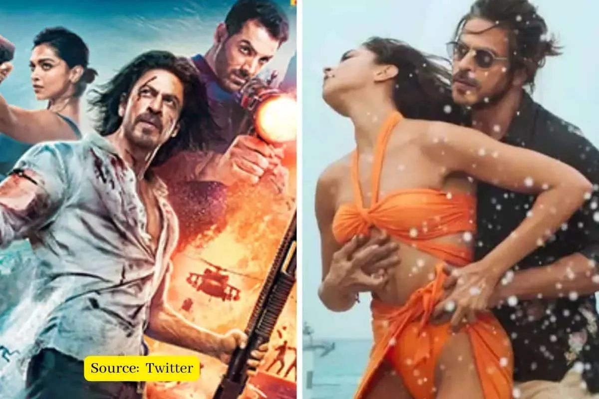 Which nude scenes replaced in movie Pathan as per CBFC report?