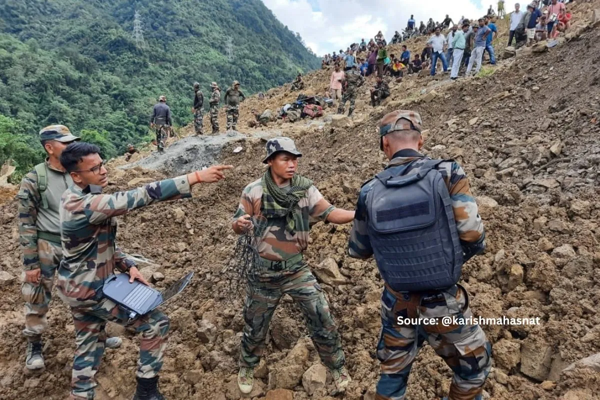 Manipur Landslides and railway projects