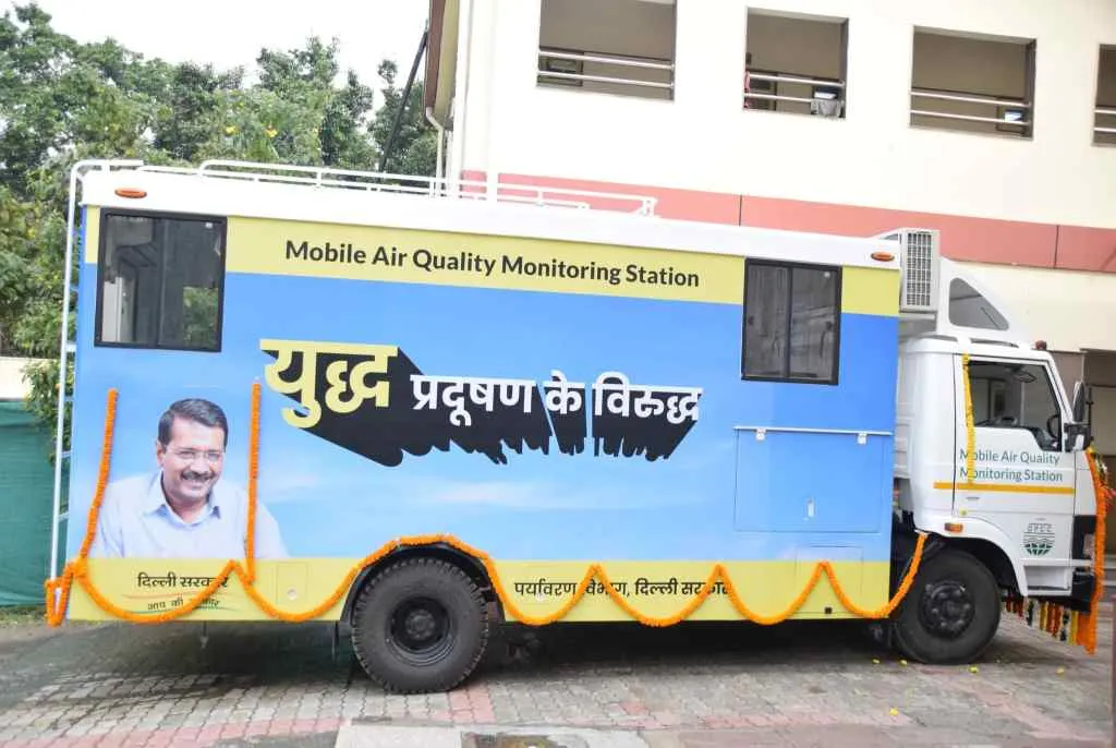 Mobile (AQM) Van for the Real-Time Source Appointment Study to combat the pollution problem in Delhi. 